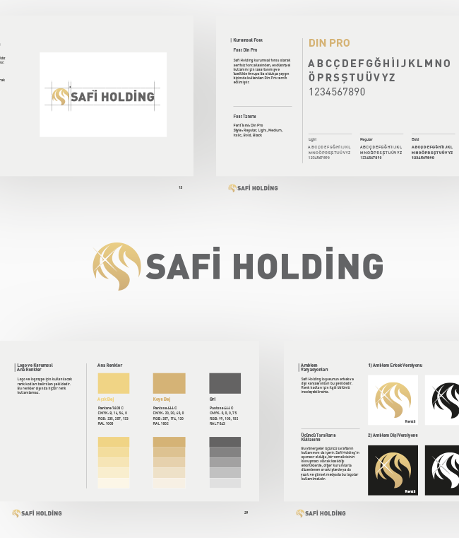 Safi Holding - Kurumsal Kimlik ve Markalaşma Çalışmaları